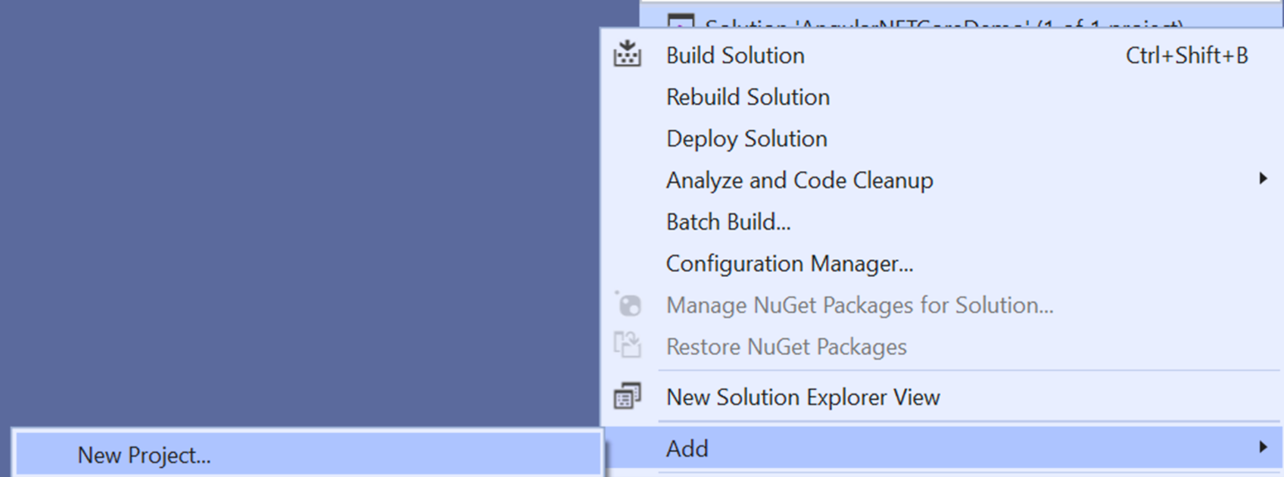 Create backend App