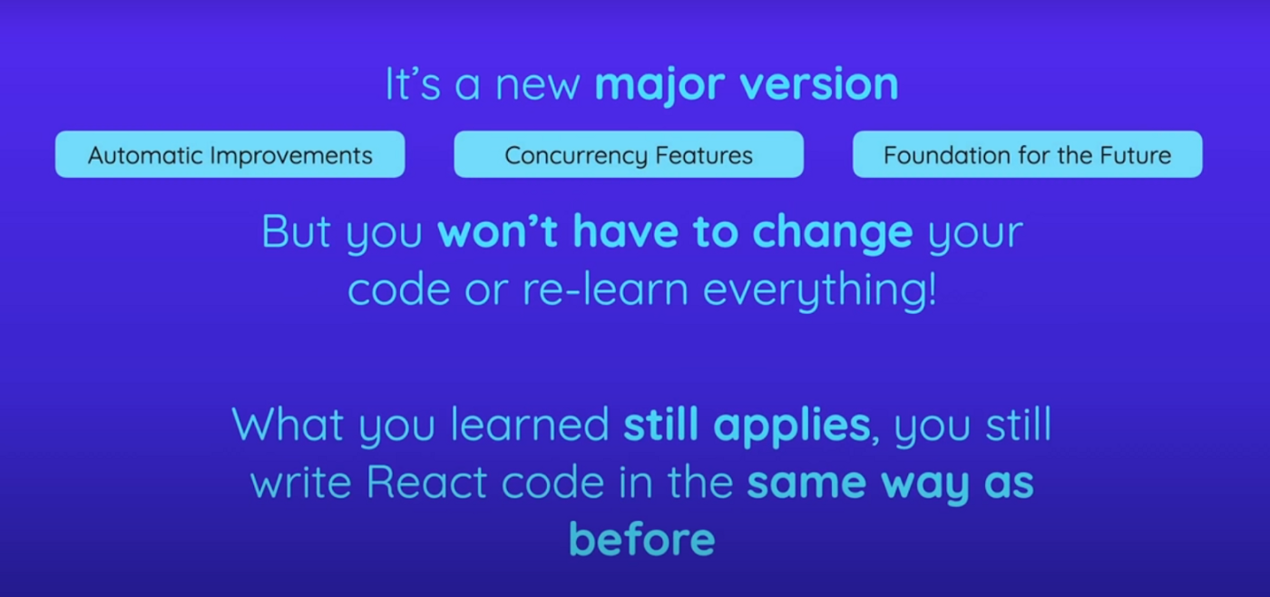 React
