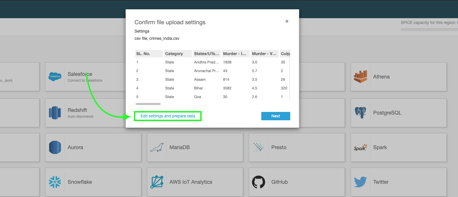Confirm upload