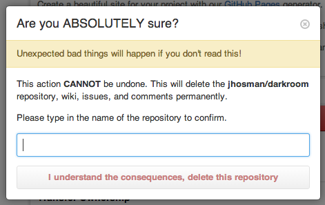 confirm popup