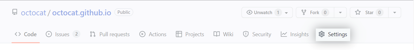 Git setting