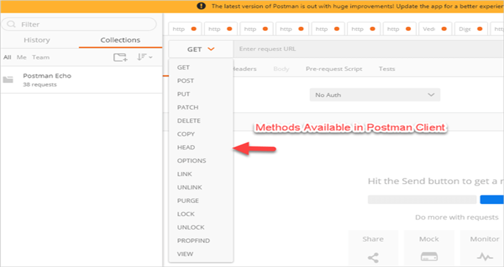 Methods ofAPI Requests
