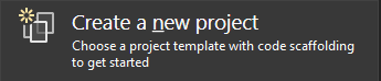 Create new project