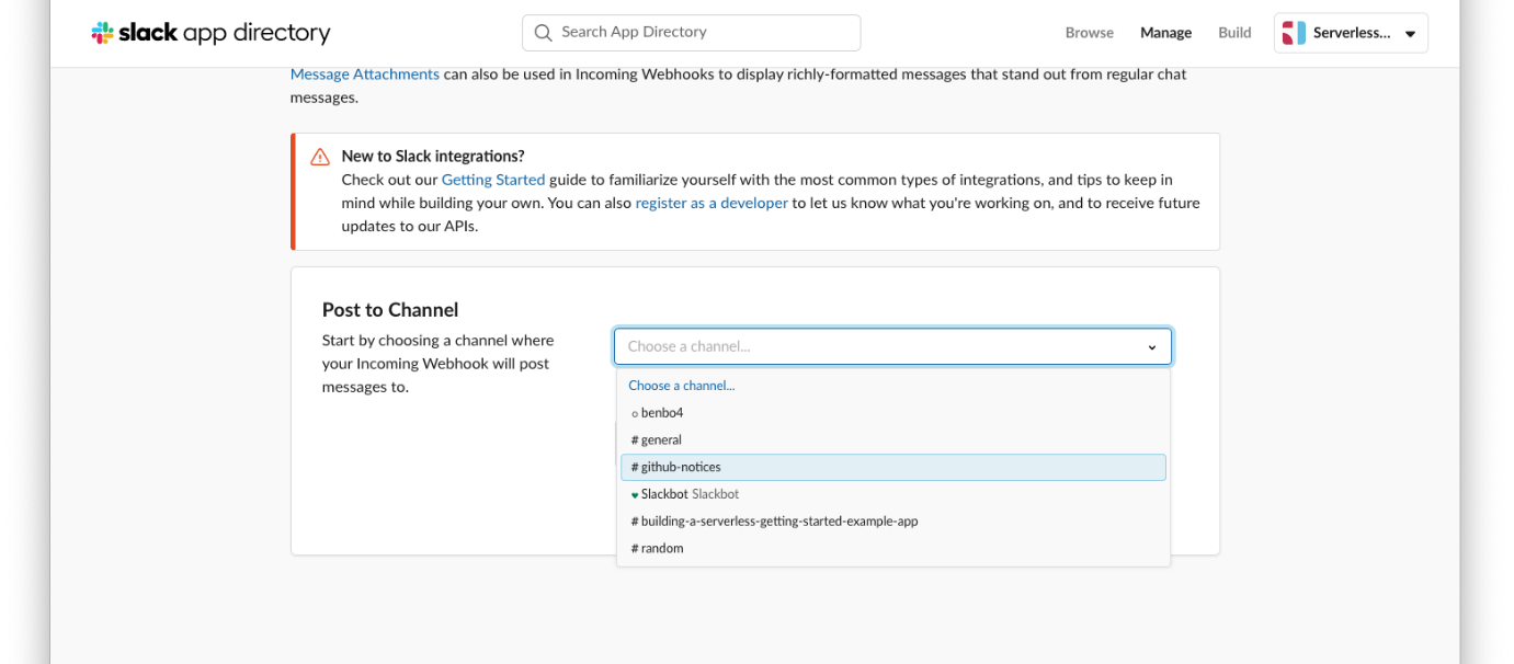 slack directory